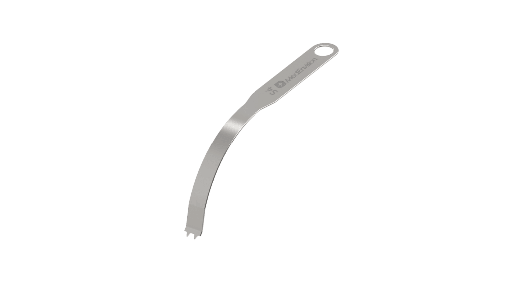 Extended sharp double prong