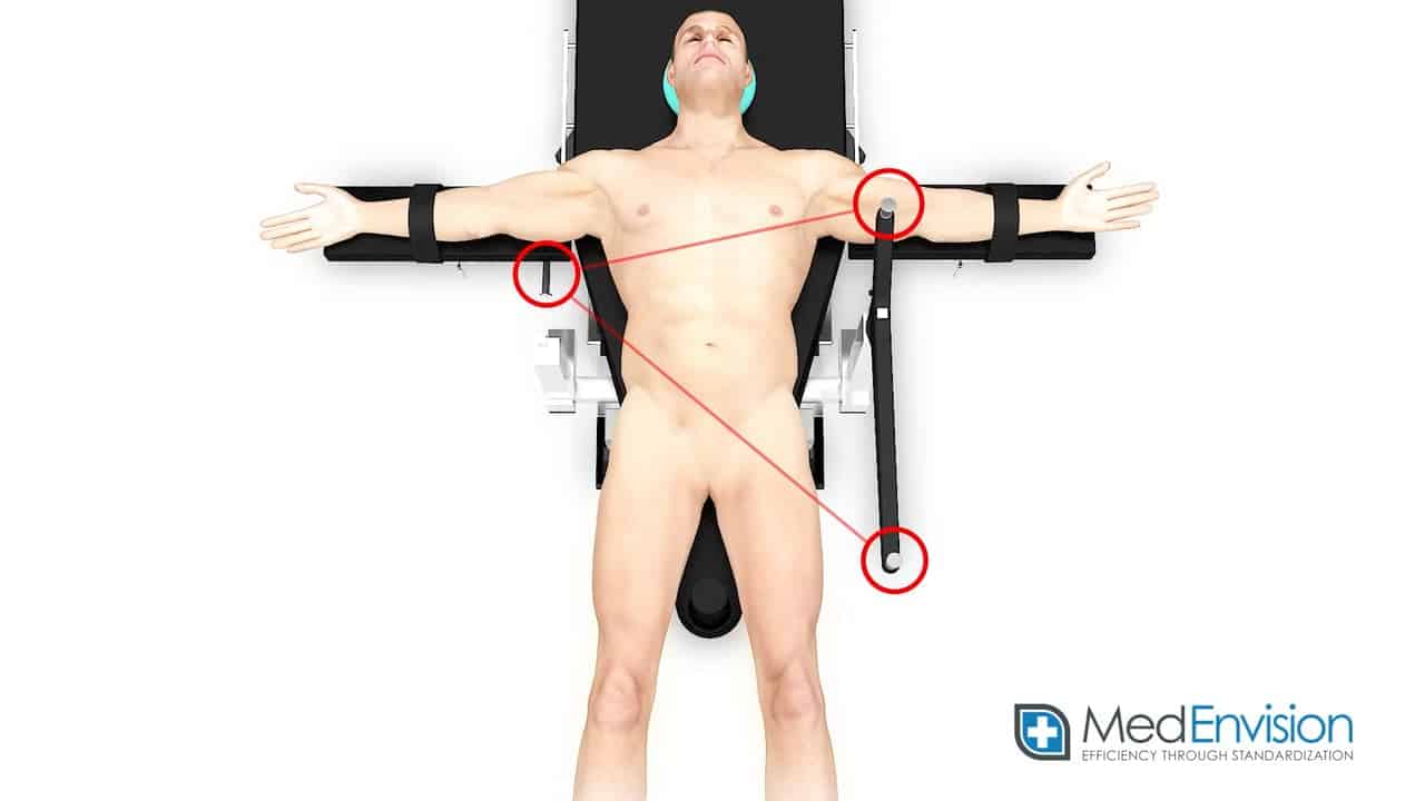 Anterior hip — traction table